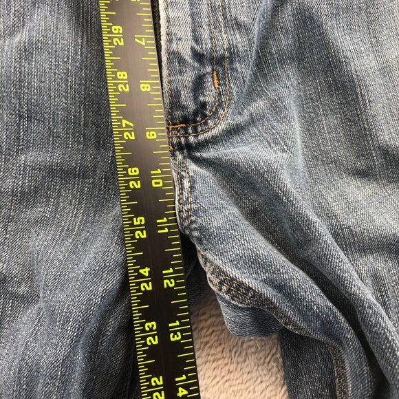 Carhartt Men's Jeans 42x30 Hemmed to 42x25 Relaxed Fit Blue Straight Leg - Picture 7 of 13